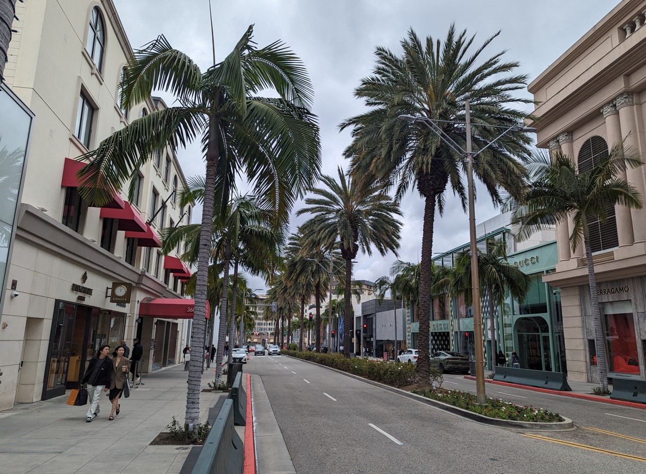 Where else if not Rodeo Drive, The perfect place to show of…