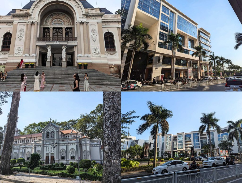 Ho Chi Minh City Opera House and other buildings