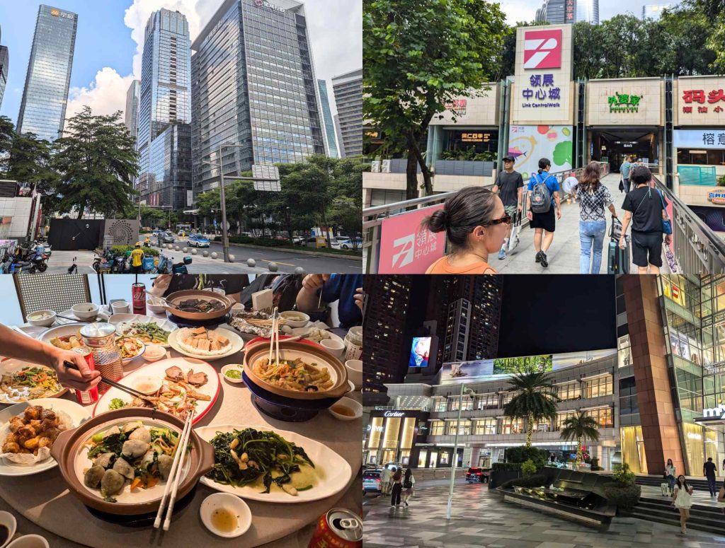 being a tourist in Futian District Shenzhen